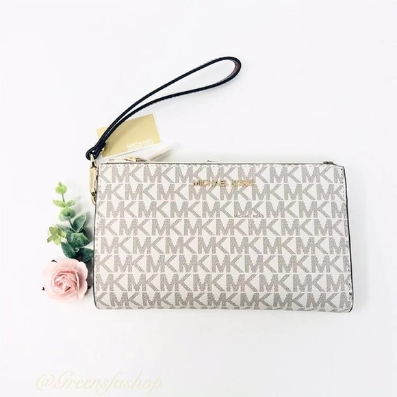 Michael Kors Handbags - MIchael Kors Double Zip Wristlet Wallet
